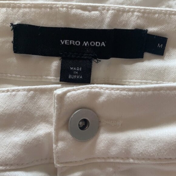 Vero Moda White Jean Pencil Skirt - Picture 3 of 3